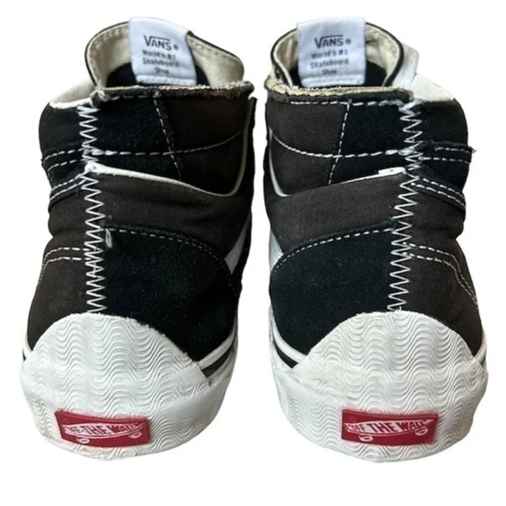 Vans Skate Half Cab Black & White Skate Shoes Size 9